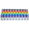JZK Kit di 150 numeri di identificazione cavi da 1,5 mm², marcatori a clip da 0 a 9, etichette per codifica a colori da 1,5 mm, numeri marcatori per cavi, kit numerazione cavi, clip numeriche per cavi