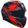 AGV K3 E2206 MPLK COMPOUND BLACK/RED XL