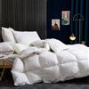 BedFabtasy Piumino king size da 12 Tog, in piuma d'oca, 100% cotone biologico e tessuto a prova di piuma, qualità alberghiera, con 8 linguette angolari, lavabile in lavatrice