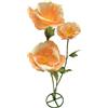 lifemet Champagne Gold Giant Flower Set di 3 fiori artificiali 60-80 pollici, impermeabile, ecologico, durevole, non sbiadisce, facile manutenzione, decorazione floreale 3D per casa, matrimonio, feste,