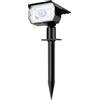 nipify Faretti Solari da Giardino con Sensore di Movimento, [56LED/3 Modes] Lampade da Giardino Potenti Impermeabile Luci Solari Esterno per Cortile Vialetto (Bianco Freddo)