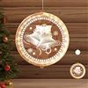 YeahBoom Luci Finestra di Natale Luci 3D,Luci Sospese con Ventosa, Luci Natalizie a Batteria Luci per Finestre di Natale,per Festa di Natale Interna ed Esterna Albero di Natale Addobbi