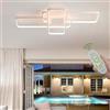 Deevin Moderna LED Plafoniera Dimmerabile Creativo Disegno Lampada Da Soffitto Soggiorno Camera Da Letto Stanza Dei Bambini Lampadario [Classe Di Efficienza Energetica A++],Bianca,110 * 60cm