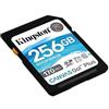 Kingston 256GB SDXC Canvas Go Plus 170MB/s Read UHS-I, C10, U3, V30 Memory Card (SDG3/256GBcr)