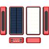 Generico Powerbank Con Caricabatteria Solare E Luce - Power Bank Solare Da 50000 Mah | Caricabatterie Solarre Portatile Per Telefono | Power Bank Solarre a Ricarica Rapida Per Telefoni Cellulari