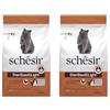 Schesir Sterilizzato e leggero Cibo Secco per Gatti Adulti Crocchette, 1,5 kg (Confezione da 2)