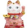 lachineuse Gatto della Felicità e della Felicità - Il Giapponese Maneki Neko - Rosa - Salvadanaio - Oggetto Decorativo Giapponese - Idea Regalo Asiatica Giapponese, 0,3 kg
