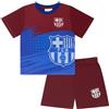 FCB Barcelona FC Set Pigiama a Maniche Corte per Ragazzi - 9-10 Anni: 140cm