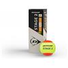 DUNLOP Pallina da tennis Stage 2 arancione, per principianti e bambini a centrocampo, 3 palline