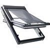Roto - Tenda avvolgibile originale per esterni Screen ZAR, protezione solare e dal calore in caso di finestra aperta, completamente funzionante, lunghezza regolabile, per lucernari Roto serie Classic
