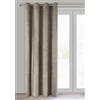 Eurofirany Tenda in Velluto Morbidissimo Oscurante con Occhielli - 1 Pannello, Tenda per Camera da Letto, Cucina, Soggiorno, 140x250 cm, Marrone