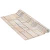 Venilia Pellicola adesiva, Parete di assi di legno marrone, 90cm x 2,1m, Spessore 95μ, Pellicola autoadesiva per mobili o cucina, carta da parati, PVC senza ftalati, Prodotto in UE