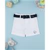 Prénatal Pantalone twill bimbo bianco con cintura