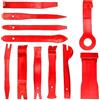 JNNJ Kit Smontaggio Pannelli Auto, Kit Smontaggio Plastiche Auto, Strumento di Smontaggio del Pannello Anteriore Auto da 11 Pezzi per Smontare Audio Auto E Rimuovere La Tappezzeria(Rosso)