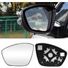 TTCR-II Compatibile con Vetro Specchio Citroen C3 MK3 2016-2021, Specchietto Peugeot 208/308/2008 2012-2019 Piastra Vetro Specchio Retrovisore Riscaldato, Piastra Dello Specchietto-Sinistro