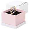 PANDORA Essence Anelli intrecciati in argento Sterling e placcati in oro 14k, 58
