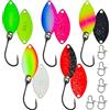 Paradox Fishing Set di 5 Spoons da 1,5g e 5 Snaps Esche per trote - spoon trout area