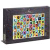 Ulmer Puzzleschmiede - Puzzle Cane collage - puzzle 1000 pezzi - Collage fotografico con 80 allegri ritratti di cani