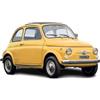 Italeri 4715 1:12 FIAT 500 F Upgraded Edition - modellismo, kit da costruzione, modellismo da pavimento, fai da te, hobby, incollaggio, kit in plastica, fedele ai dettagli, non verniciato