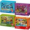 Quokka Puzzle Bambini 3 4 5 Anni - Puzzle da Pavimento Giganti | 3x100 Pezzi Puzzle - Impara Animali e Insetti della Foresta Oceanica - Giocattoli Educativi per Ragazzi e Ragazze dai 6 ai 7