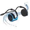 Mokeum Cuffie sportive senza fili Bluetooth 5.0, con archetto intorno alla testa, leggere, pieghevoli, senza fili, a prova di sudore, per palestra/yoga/viaggi (blu)