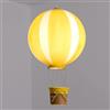 QNGSAK Lampada da soffitto Lampadari a sospensione a forma di mongolfiera, Decorazione boutique Lampada a sospensione a soffitto per camera da letto per ragazzi/ragazze Paralume in acrilico, Lampada a