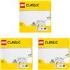 LEGO Classic Base Bianca, Tavola per Costruzioni Quadrata con 32x32 Bottoncini, Piattaforma Classica per Mattoncini per Costruire ed Esporre per Bambini e Bambine da 4 Anni in su 11026