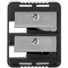 Wet n Wild Dual Makeup Sharpener, Temperino Matite Occhi a Doppio Cilindro per Affilare Eyeliner, Lip Liner e Matite per Sopracciglia di Varie Dimensioni, Facile da Pulire e Adatto ai Viaggi