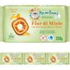 Barilla Mulino Bianco Fior di Miele Biscotti Frollini al Miele Millefiori con Farina di Mais, Senza Lattosio, Glutine e Olio di Palma, Mulino Armonia, Confezione con 6 Monoporzioni da 6 Biscotti