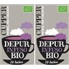 CUPPER Depur Infuso Biologico con Ibisco, Ortica e Liquirizia, Tisana Depurativa con Ingredienti Naturali, Gusto Rinfrescante, Filtri 100% Biodegradabili, Confezione da 40 Bustine