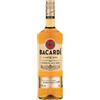 Bacardi BACARDÍ Carta Oro Gold Rum, Vol. 37,5%, 100 cl / 1 l, iconico rum dei Caraibi, ideale per il cocktail Cuba Libre (Confezione da 6)