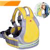 Jolik Bambini Moto Cintura di Sicurezza con Fibbia 4-in-1 Materiale Traspirante - Bambini Cintura di Sicurezza per Motocicletta con Materiale Riflettente（Giallo）