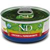 Farmina N&D Prime Grain Free Feline 70 gr - Pollo e Melograno - Confezione da 30 pezzi - Cibo umido per gatti - 1° ORDINE? scegli lo sconto BZR5 / BZR20 + 200 punti fedeltà