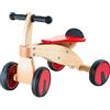 Small Foot 10233 Primi passi Bolide rosso small foot in legno, con ruote in gomma e manici in gomma, da 2 anni in poi