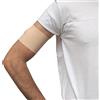 Glico Line Fascia Protettiva per Diabete Unisex per Adulti e Bambini, Fascia Braccio Copri Sensori Glicemici e Micoinfusori, Made in Italy, Beige, XS