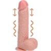 REALROCK - Vibratore Spinta Ventosa Naturale (20,5cm)