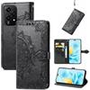 Fertuo Cover per Honor 200 Lite 5G, Custodia Portafoglio a Libro in Pelle Flip Cover con Porta Carte, Chiusura Magnetica [Disegni di Mandala] Case Antiurto per Honor 200 Lite 5G, Nero