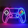 LUCUNSTAR Segni al neon del gioco per la decorazione della parete, Segno luminoso del neon del gioco, Segno principale della console di gioco con USB Powerd per la sala giochi, Zona giochi, Soggiorno
