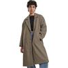 Urban Classics Tb7070-ladies Oversized Plaid Coat Cappotti, Beige/Nero, L Donna