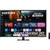 Samsung Monitor PC 43" 4K Ultra HD VA 240 cd/m2 4 ms M7 LS43DM702UUXEN