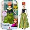 Disney Frozen - Anna Oggi, per la prima volta, bambola con look elegante, canta "Oggi, per la prima volta" dal film Disney Frozen, Giocattolo per Bambini 3+ Anni, versione inglese, HLW56