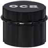 OCB Grinder in alluminio - Macina erbe con taglio diamantato - Black Matte - 50 mm - 4 pezzi