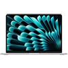 Apple Portatile MacBook Air 13'' con chip M4 (2025): progettato per Apple Intelligence, display Liquid Retina da 13,6'', 16GB di memoria unificata, 512GB di archiviazione SSD, Touch ID; Argento