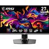 MSI MPG 271QRX QD-OLED 26,5 WQHD Gaming Monitor - Pannello OLED Quantum Dot 2560 x 1440, 360Hz / 0,03ms, 99% DCI-P3, ΔE≤2, DisplayHDR True Black 400, KVM, RGB - DP 1.4a, HDMI 2.1, USB Type-C