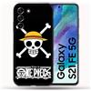 Cokitec Cover per Samsung Galaxy S21 FE / S21FE Manga One Piece Teschio