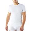 Liabel Maglietta Intima Uomo Cotone 3 e 6 Pezzi Maglia Uomo in Puro Cotone Pettinato - Maglia Intima Uomo Girocollo - 3828/23 (XXL, 3 Pezzi Bianco)