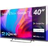 Smart Tech 40FG01V TV 101,6 cm (40") 4K Ultra HD Smart TV Wi-Fi Grigio