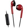 JVC HA-F19M-RB Auricolare Cablato In-ear Musica e Chiamate Rosso