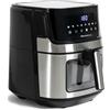 Melchioni 118340033 friggitrice Singolo 6,5 L Indipendente 1600 W Nero, Acciaio inox