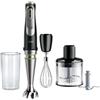 Braun MultiQuick 9 MQ 9135XI 0,6 L Frullatore ad immersione 1200 W Nero, Acciaio inox